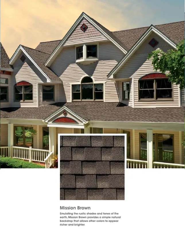 Mission Brown Roofing Shingle